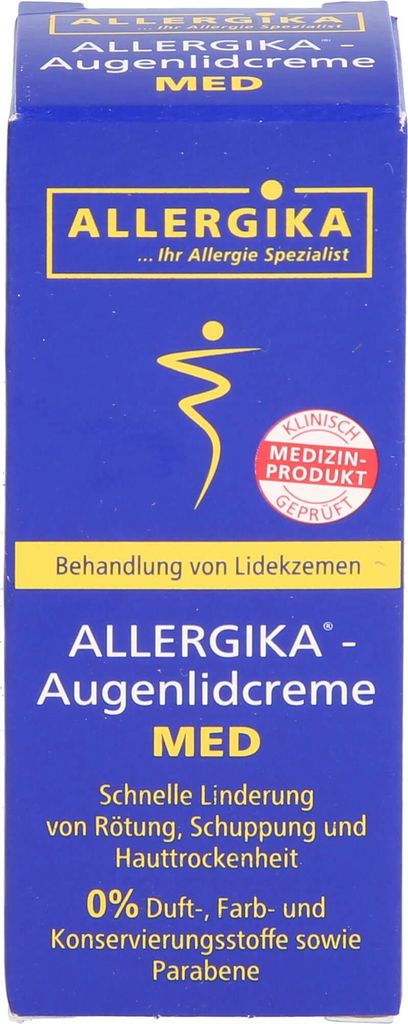 ALLERGIKA Augenlidcreme Med, 15 ml Creme Produktbild 