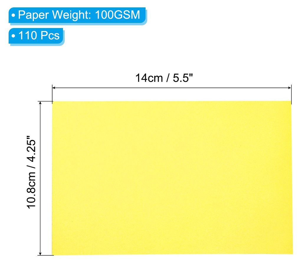 110 Bl?tter Pergamentpapier 14 x 10.8cm, Transparentpapier Bedruckbar Pergamentpapier 100GSM fš¹r Einladungen Laser Tintenstrahldruck Kartenherst...