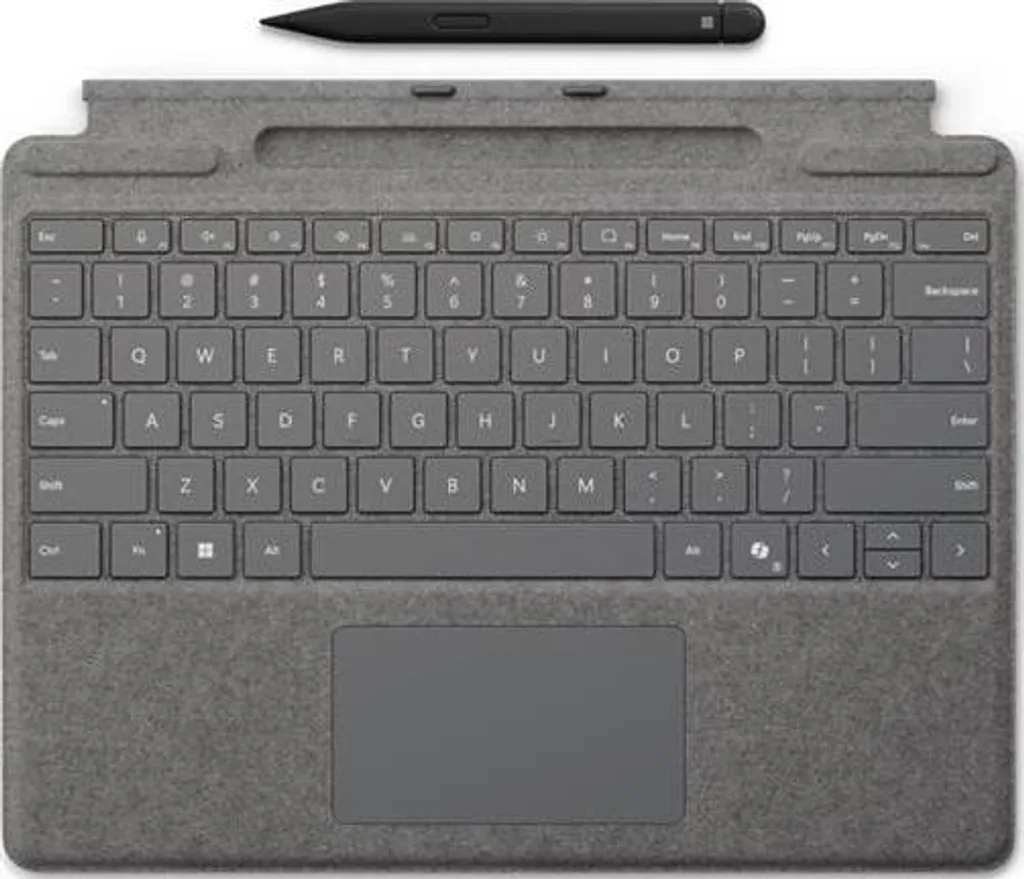 PC hybride Surface Pro 10 Microsoft avec clavier et stylet bleu
