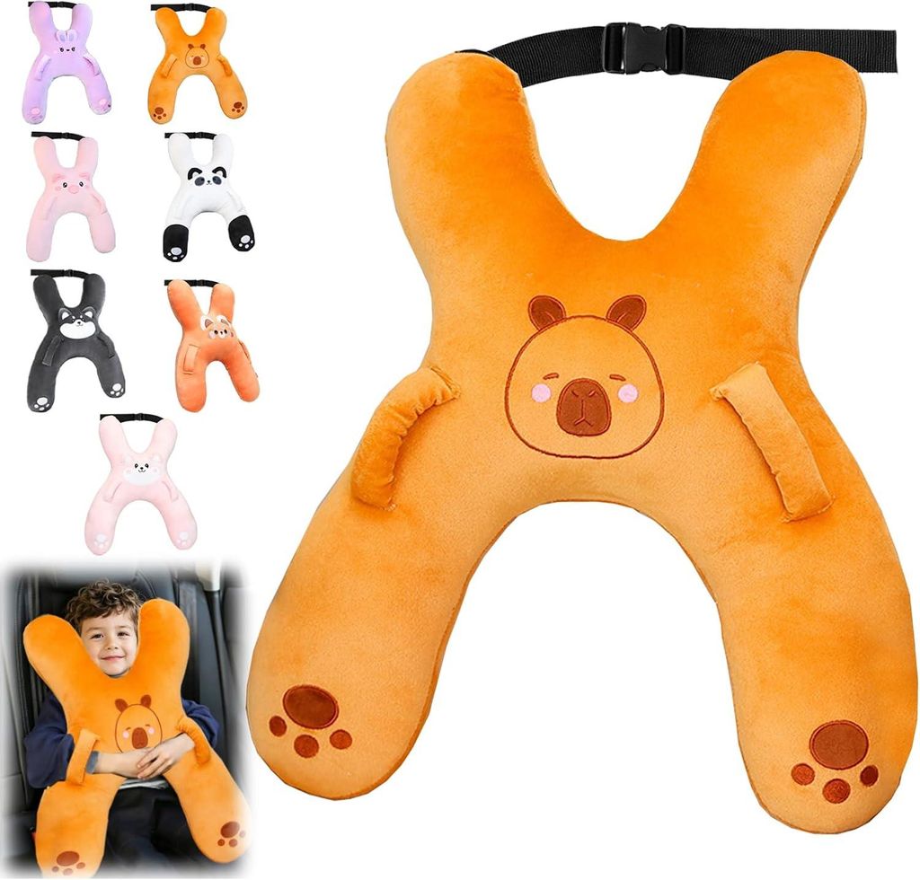 Cuscino da viaggio per bambini – Cuscino a forma di H per Immagine del prodotto 