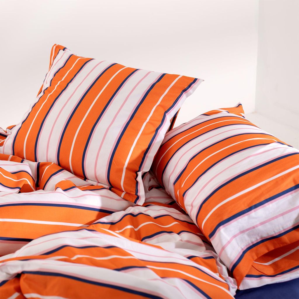 Joyful lines Kissenbezug 80x80 cm 100% Baumwolle Hergestellt in Europa