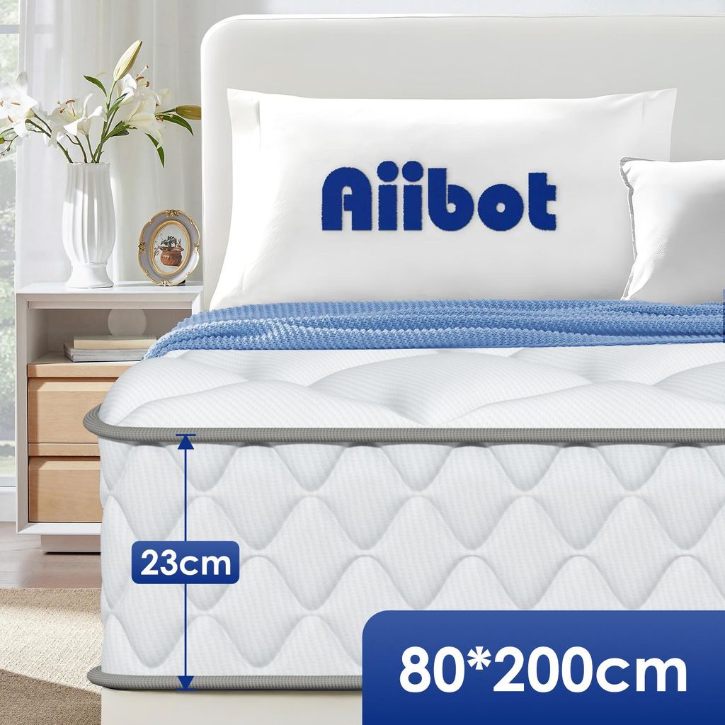 Materac Aiibot 80x200 cm, ortopedyczny materac sprężynowy Zdjęcie produktu 