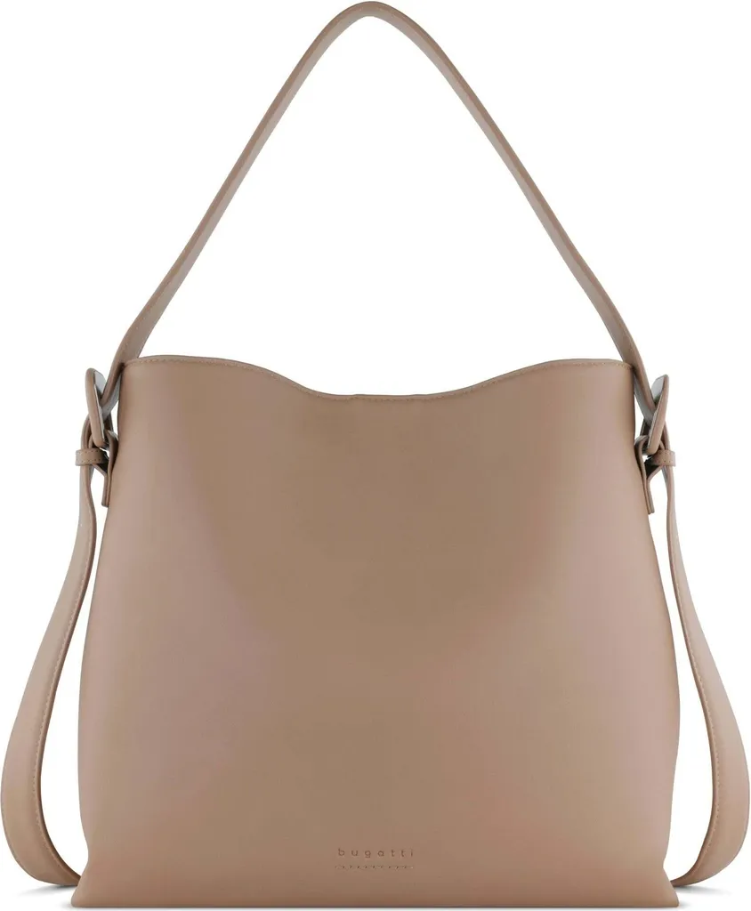 Petit Sac Bandoulière Luna bugatti - Design Épuré Marron Clair Powder