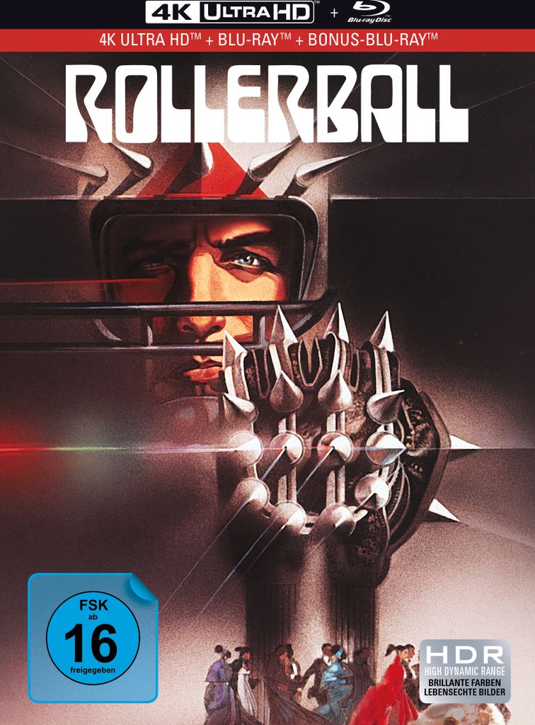 Rollerball - 3-Disc Limited Collector’s Edition im Mediabook (UHD + Blu-Ray + Bonus-Blu-Ray)