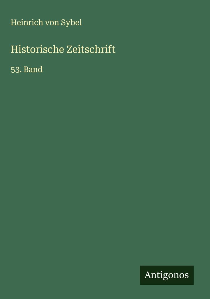 Historische Zeitschrift