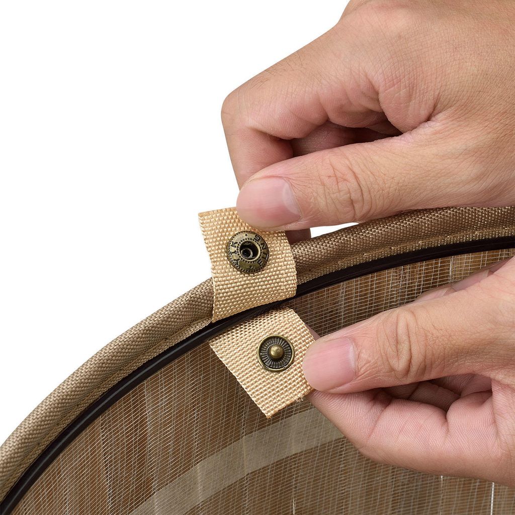 Koš na prádlo Curly-Round 300351, bambus, s víkem a Obrázek produktu 10