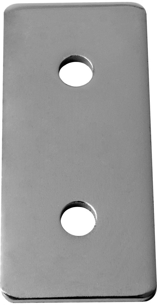 Verbinderplatte - I - 60x25mm Aussen Flachverbinder 30x30 Aluprofil - 4 Stück