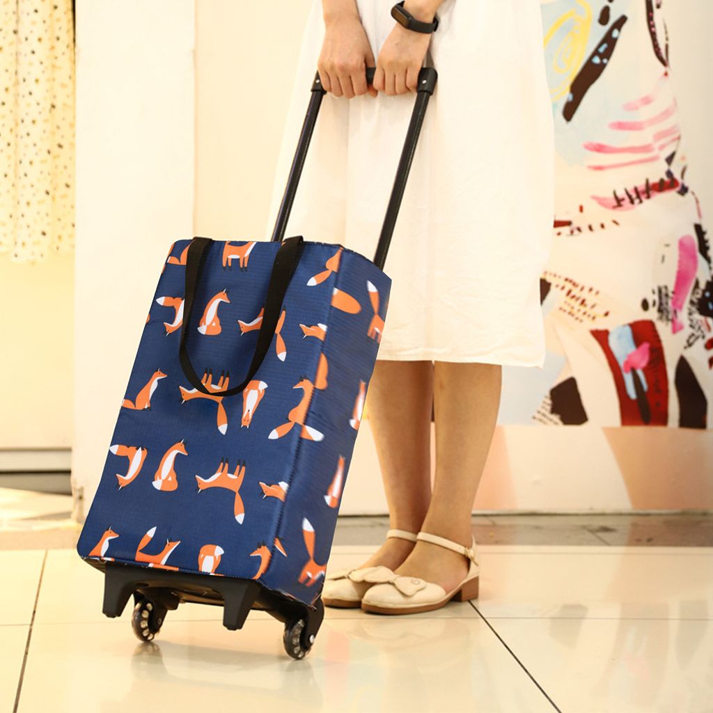 Freetoo Einkaufstrolley, 2in1 Einkaufsroller Tasche Auf Produktbild 3