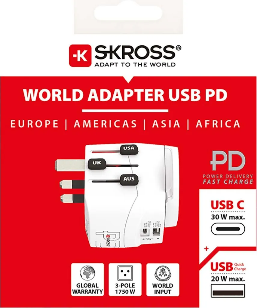 Prise adaptateur secteur universelle PRO Light avec USB-C 30W intégré - 7