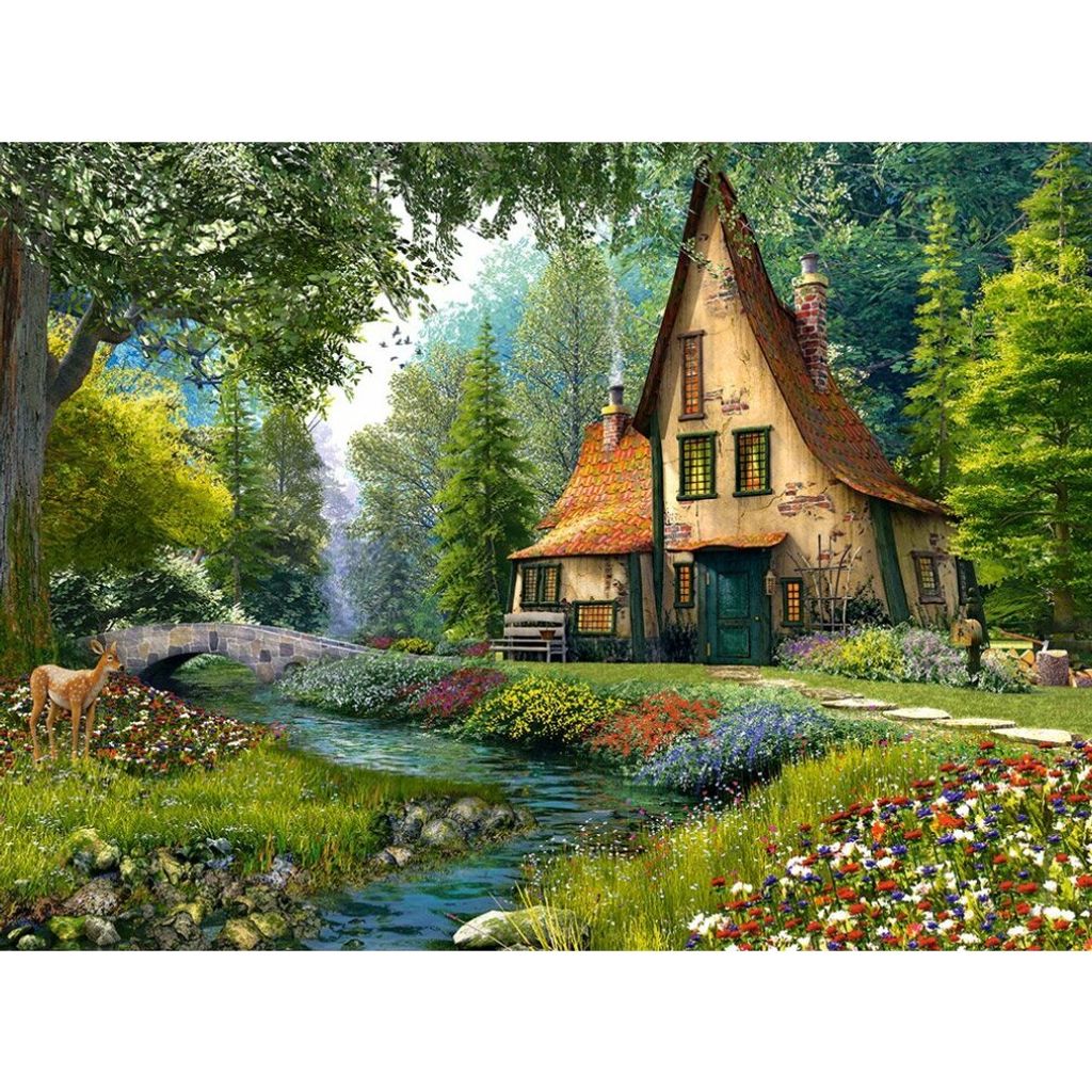 Castorland Toadstool cottage 2000 pcs, 2000 Stück(e), Produktbild 
