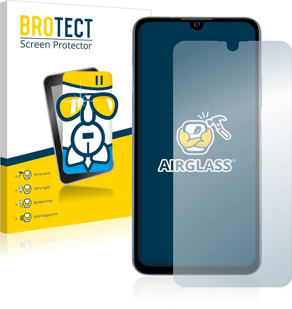 BROTECT Schutzglas für ZTE Blade A71 Schutzfolie Panzer Folie Glas Display Schutz klar