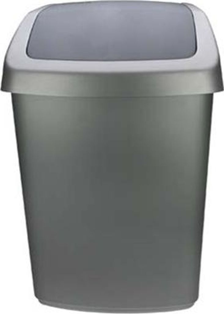 Curver Seau à couvercle basculant 25 l argent/anth Image du produit 