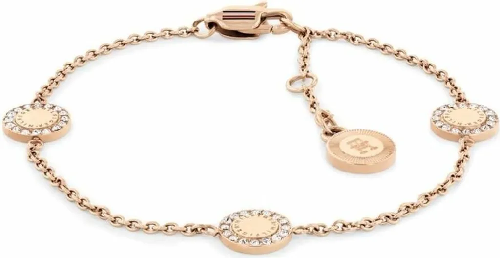 Bracelet de soirée en plaqué or rose et cristaux - Accessoire chic