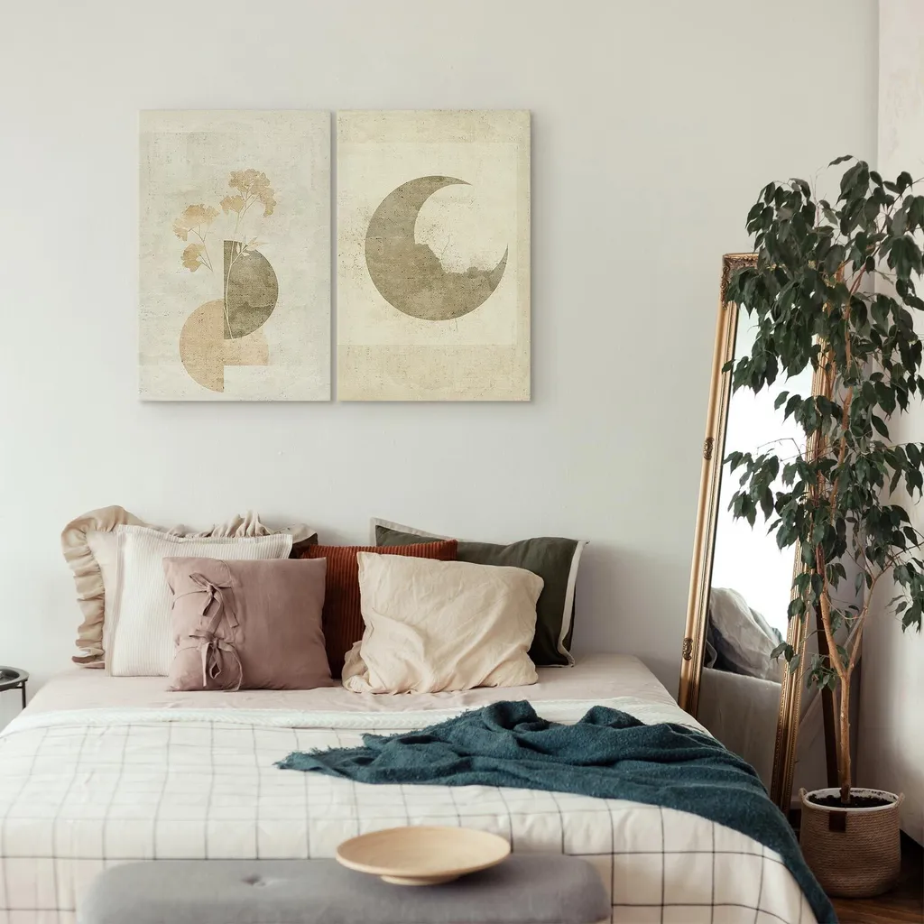 Set Art Prints Acustiche Murando - 2 Pezzi Fonoassorbenti Boho - 5