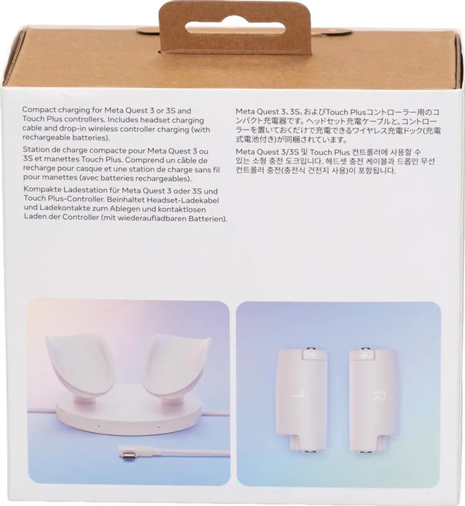 Dock de chargement Quest compact - Support de charge blanc haute performance - 3