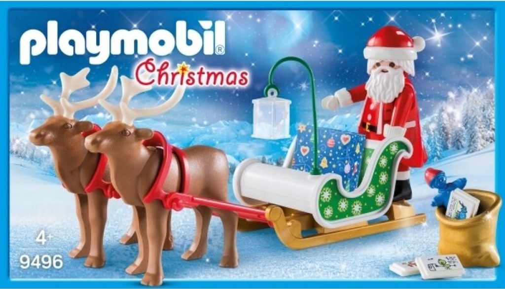 PLAYMOBIL Natale 9496 - Slitta con renne Immagine del prodotto 