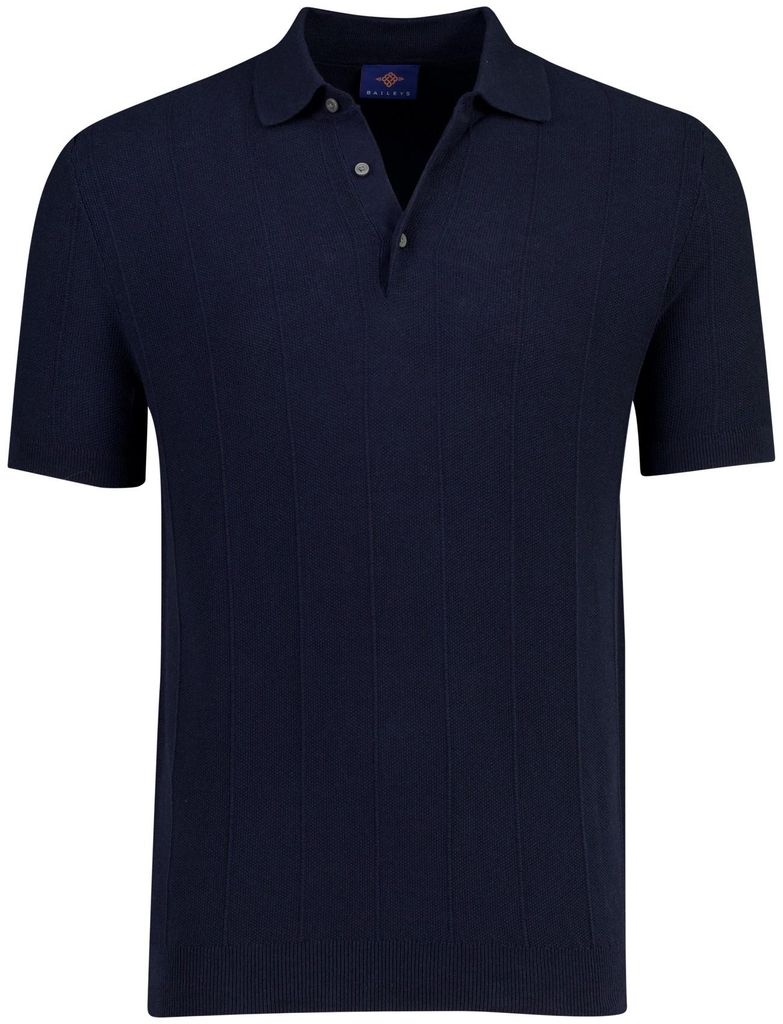Dunkelblaues Poloshirt Baileys normale Passform