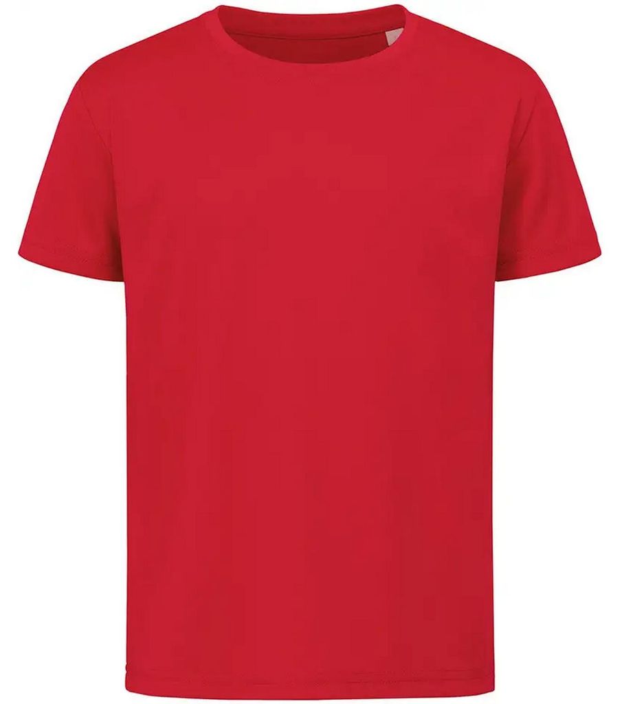 Stedman - T-Shirt für Kinder, Sport FK2569 (128) (Purpurrot)