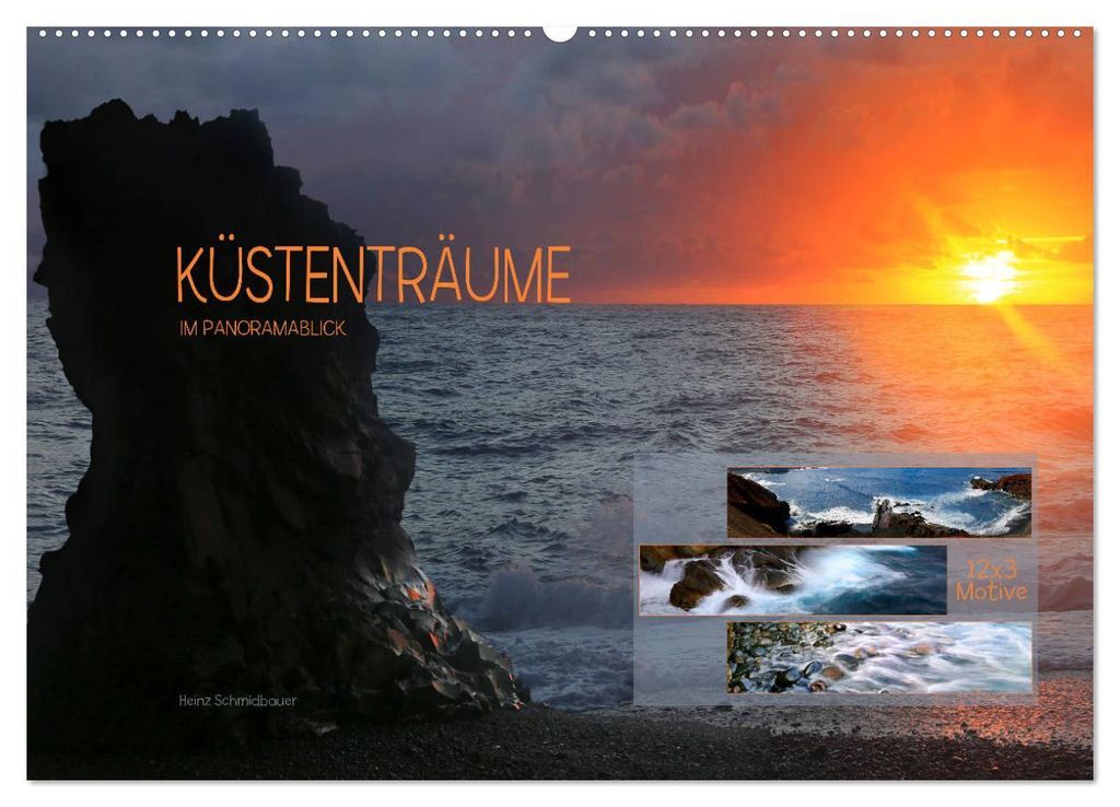 Küstenträume im Panoramablick (Wandkalender 2027 DIN A2 quer), CALVENDO Monatskalender