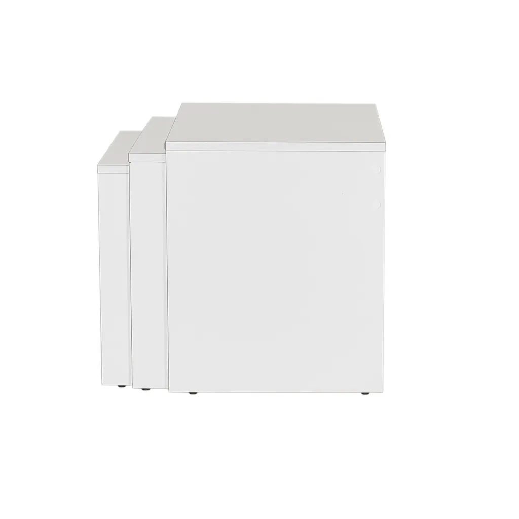 Table basse blanche rectangulaire Skye Decor pour petit salon moderne