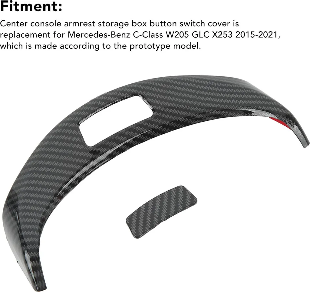 Organizer Console Centrale Mercedes W205 GLC Carbonio - Kit Protezione - 5
