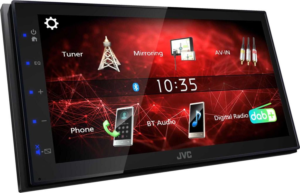 JVC KW-M27DBT | 2-DIN | Bluetooth | DAB | Autoradio USB Image du produit 