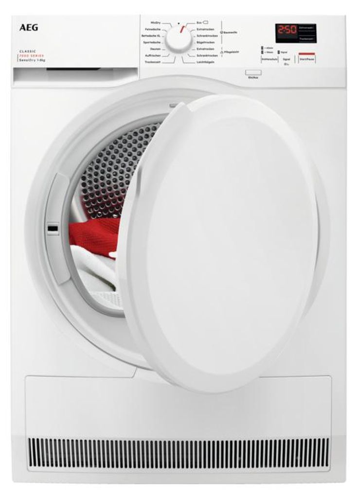 AEG TR 7 C 40588 Wärmepumpentrockner E 8kg ProSense Produktbild 