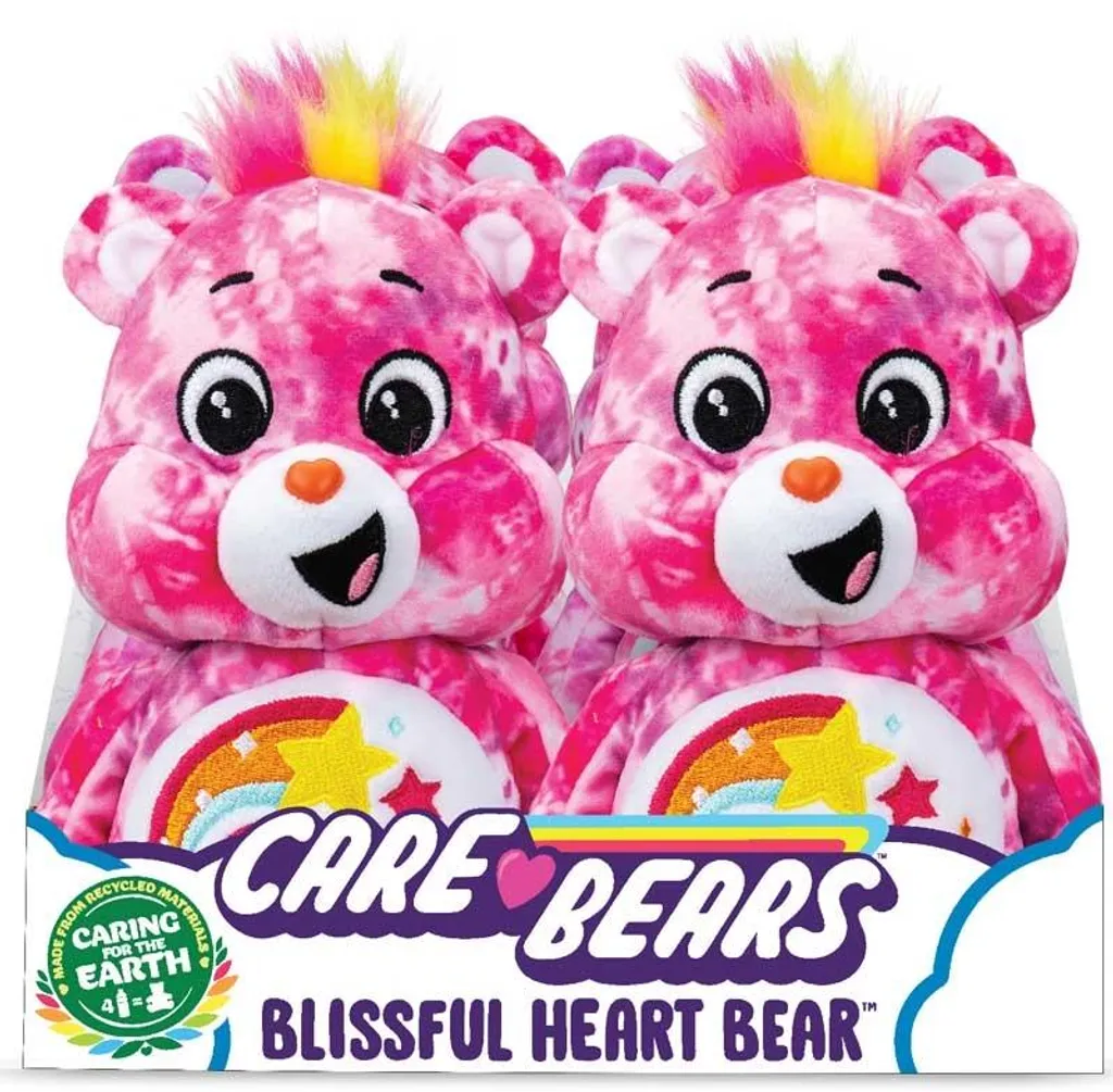 Doudou Care Bears Blissful Heart 22 cm - Cadeau Enfant Peluche Douce