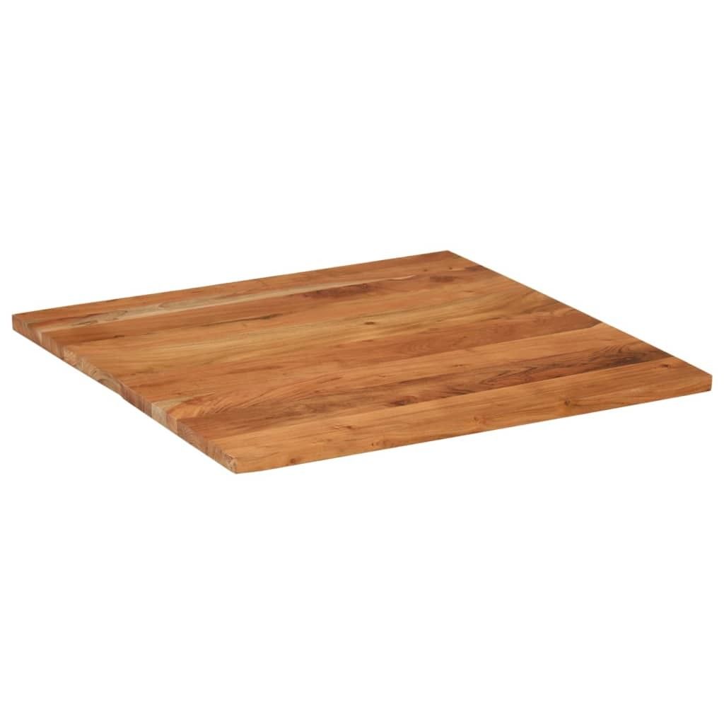 vidaXL Plateau de table 70x70x3,8 cm Carré bois massif Image du produit 