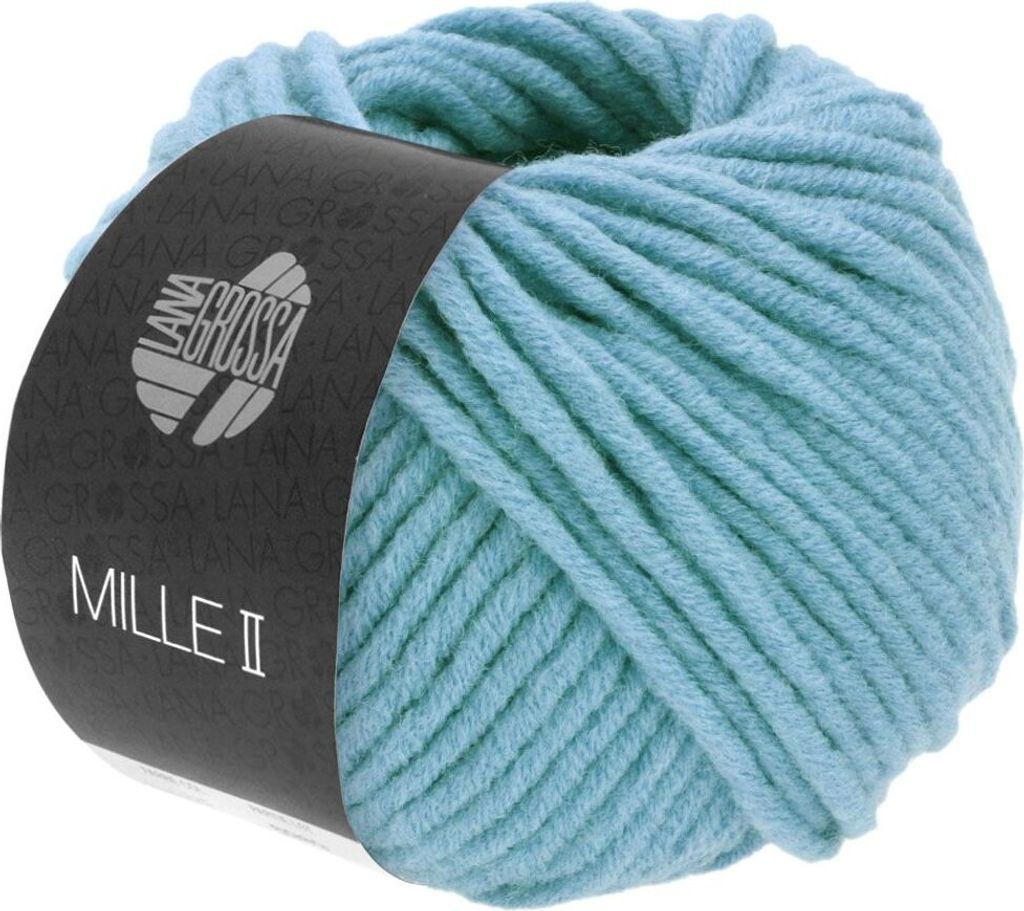 Lana Grossa Mille II 156 Pastellblau 50g