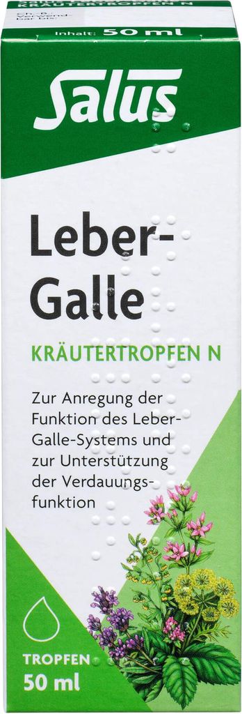 Salus Gocce di erbe epatiche N, soluzione da 50 ml Immagine del prodotto 