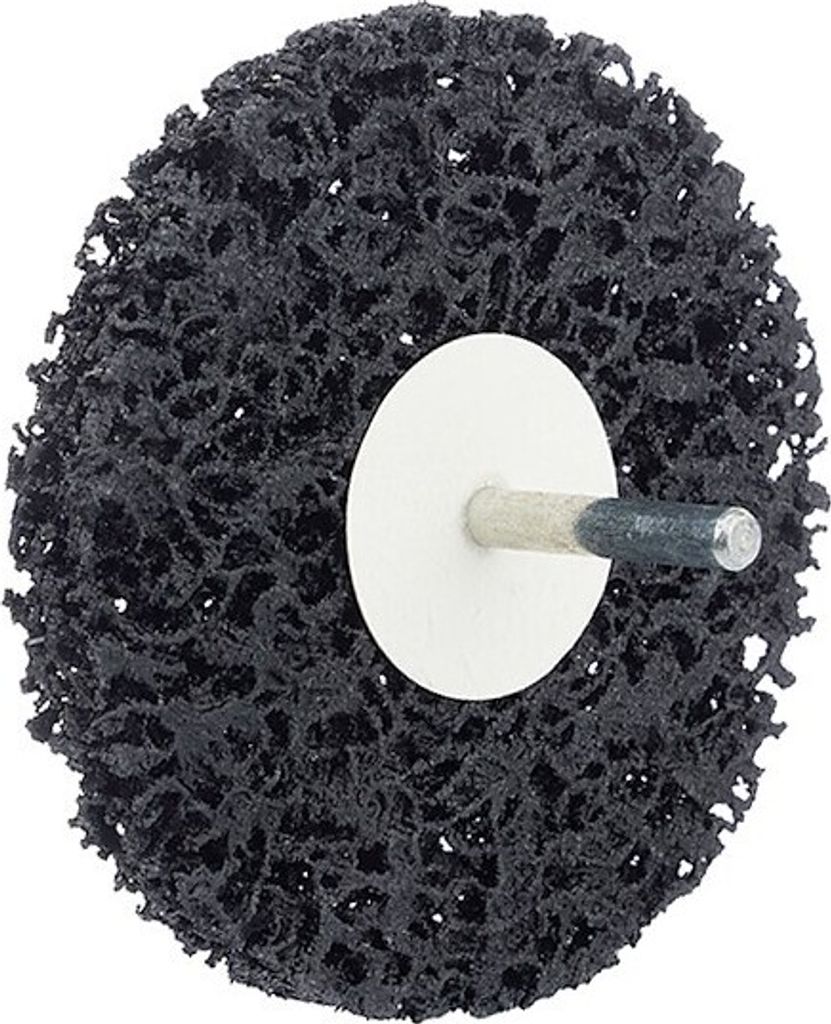 Dysk trzpieniowy z włókniny do usuwania rdzy, FI 100 mm x 15 mm