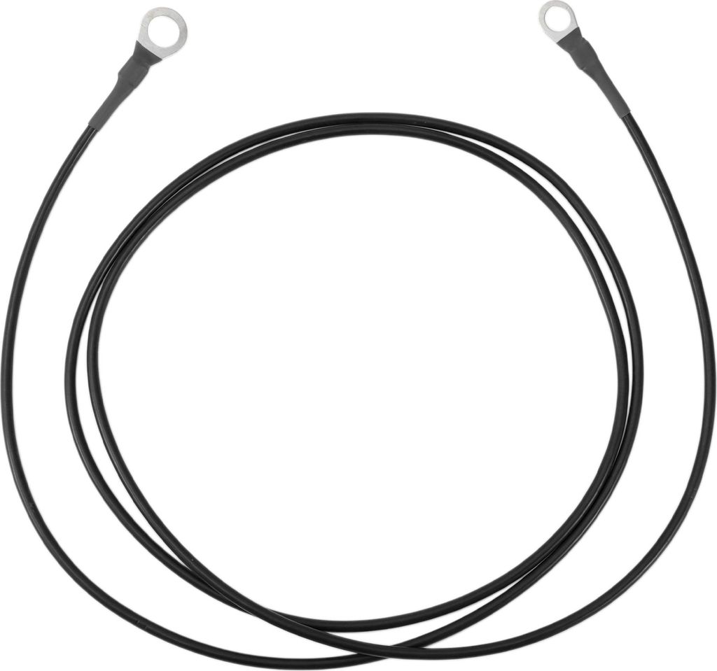 165cm 12 AWG Batterie-Wechselrichterkabel 3/8" 5/16" Batteriekabel verzinntes Kupfer Schwarz OT Typ 1 Stk