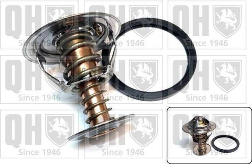 QUINTON HAZELL Thermostat Kühlmittel 80°C für TOYOTA Yaris Schrägheck (P9) passend für PEUGEOT 107 Schrägheck (PM, PN) 108 für CITROËN C1 (...