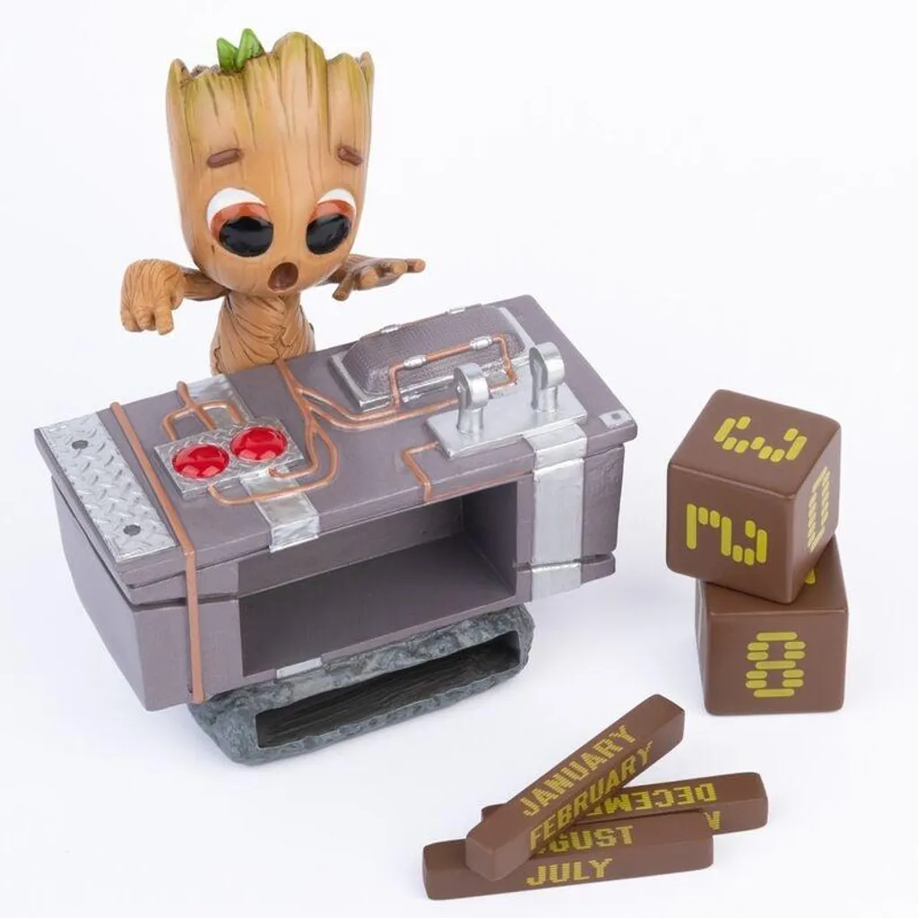 Calendrier Groot Marvel 3D décoration originale pour bureau et salon - 2