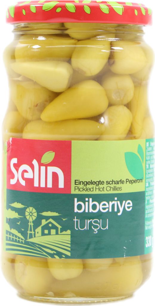 Selin Eingelegte scharfe Peperoni 180g