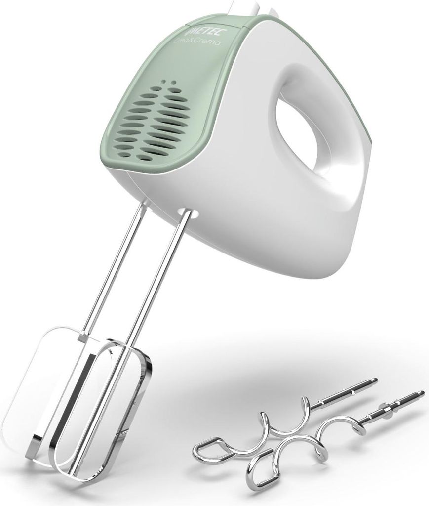 Imetec Elektrische Schneebesen Maschine 5 Geschwindigkeit Turbo Extra lange Peitschen Edelstahlhaken 500W