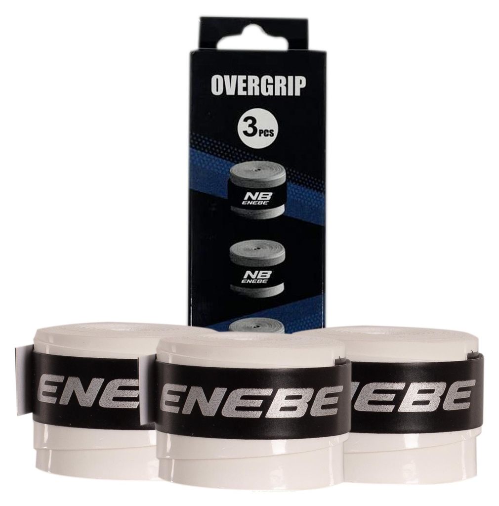 Packung mit 3 Overgrips Smooth Enebe White