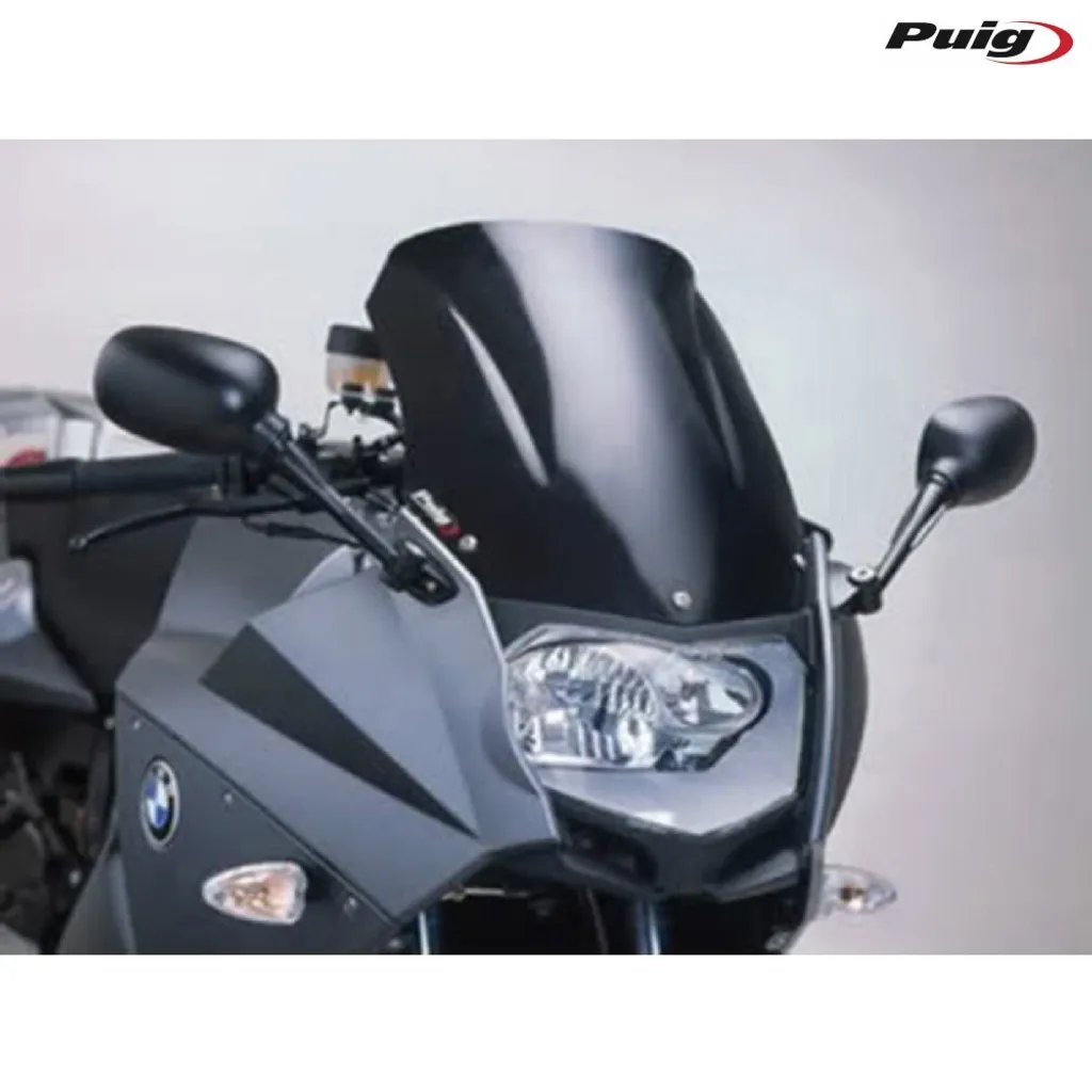 Bulle Touring Haute Résistance Puig Fumé pour BMW - Taille Médium 39cm