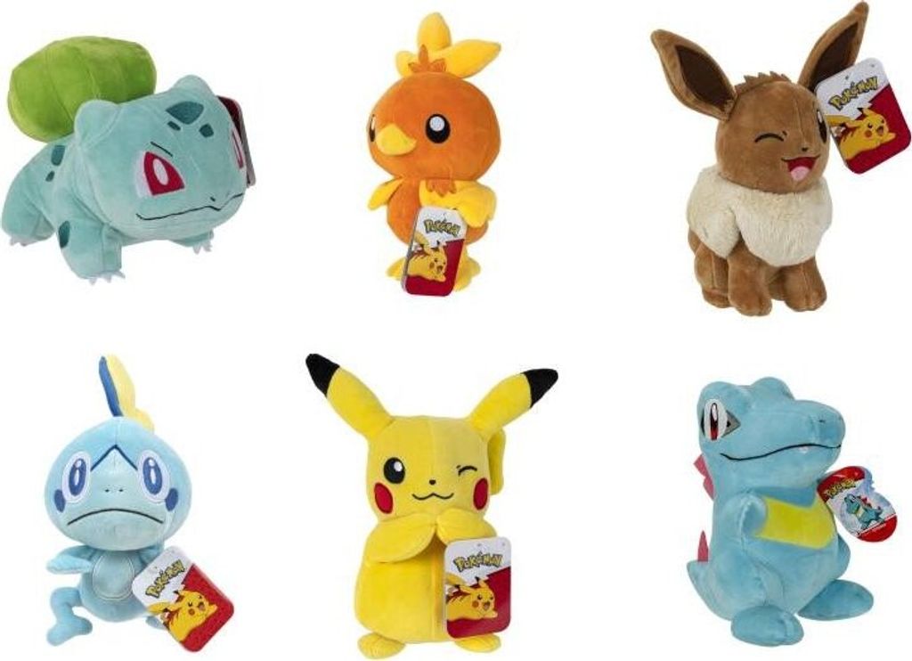 Jazwares Pokemon Plush 20 Cm Assortment Plüsch 3+ Yearbeschädigt