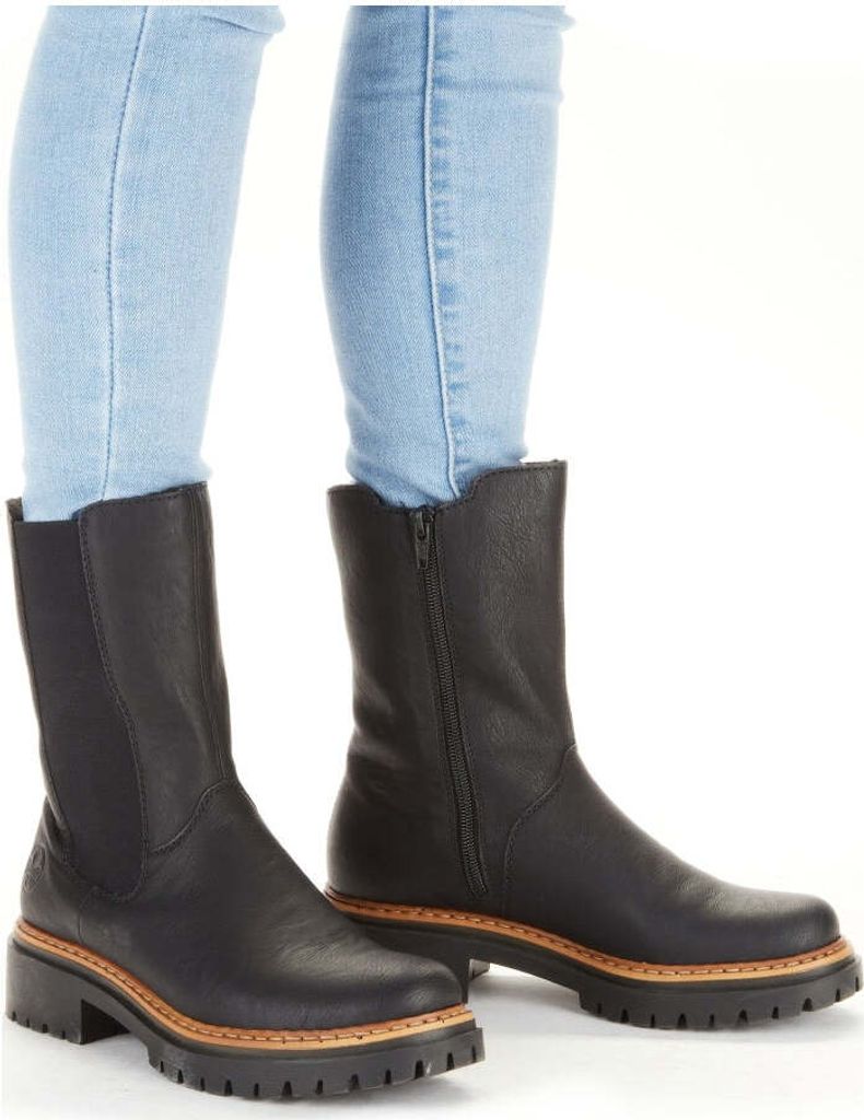 Rieker damskie buty do kostki chelsea boot stretch z ciepłą Zdjęcie produktu 59