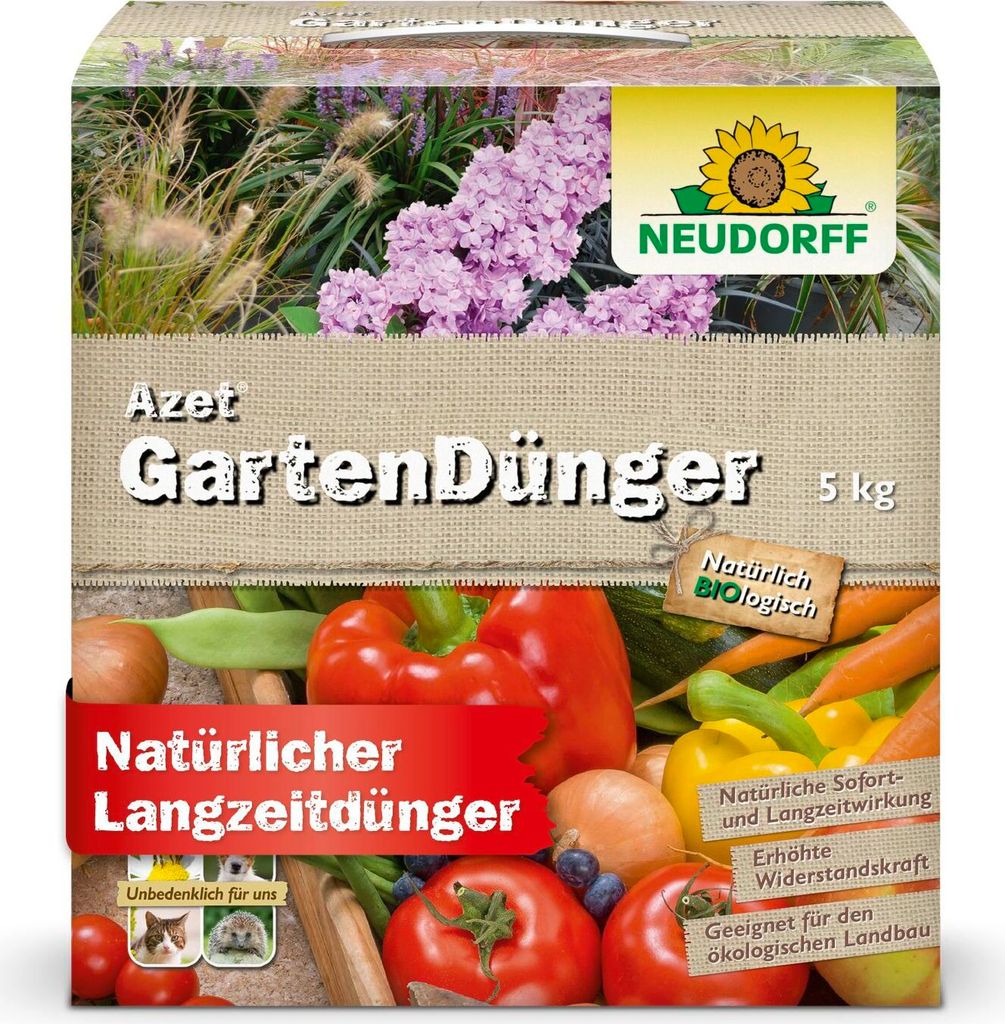 Neudorff Azet GartenDünger - 5 kg Produktbild 