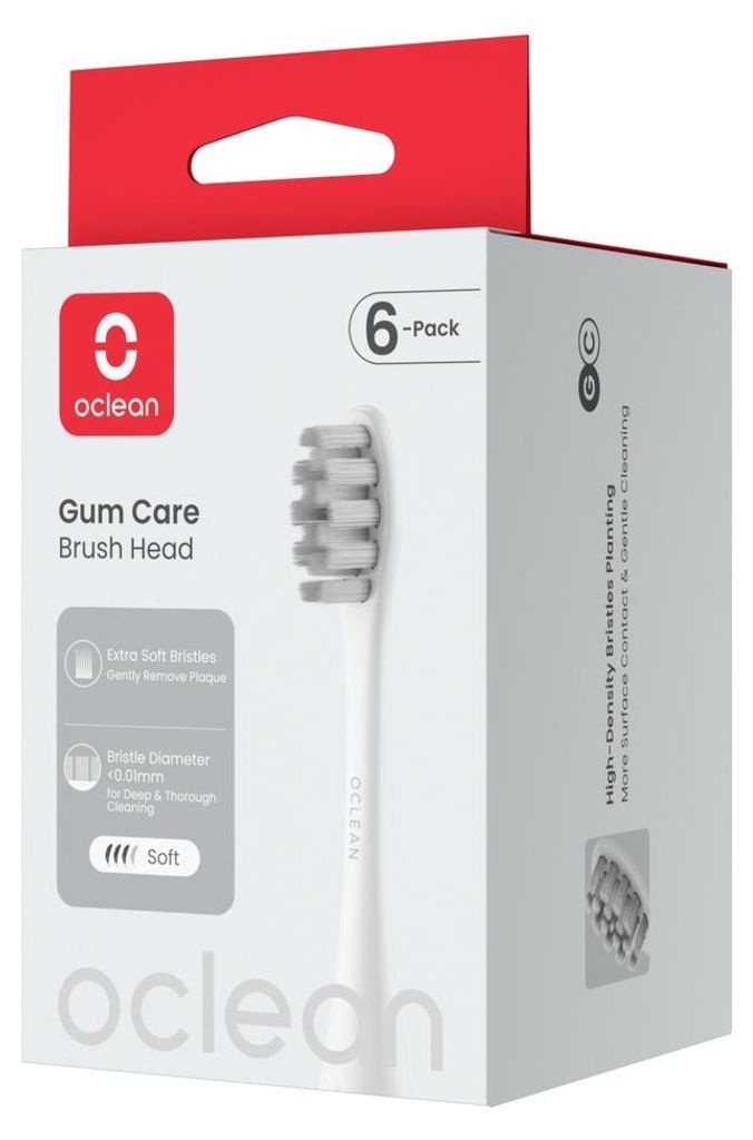 Oclean P1S12 W06, 6 Stück(e), Weiß, Extra weich, China, Produktbild 