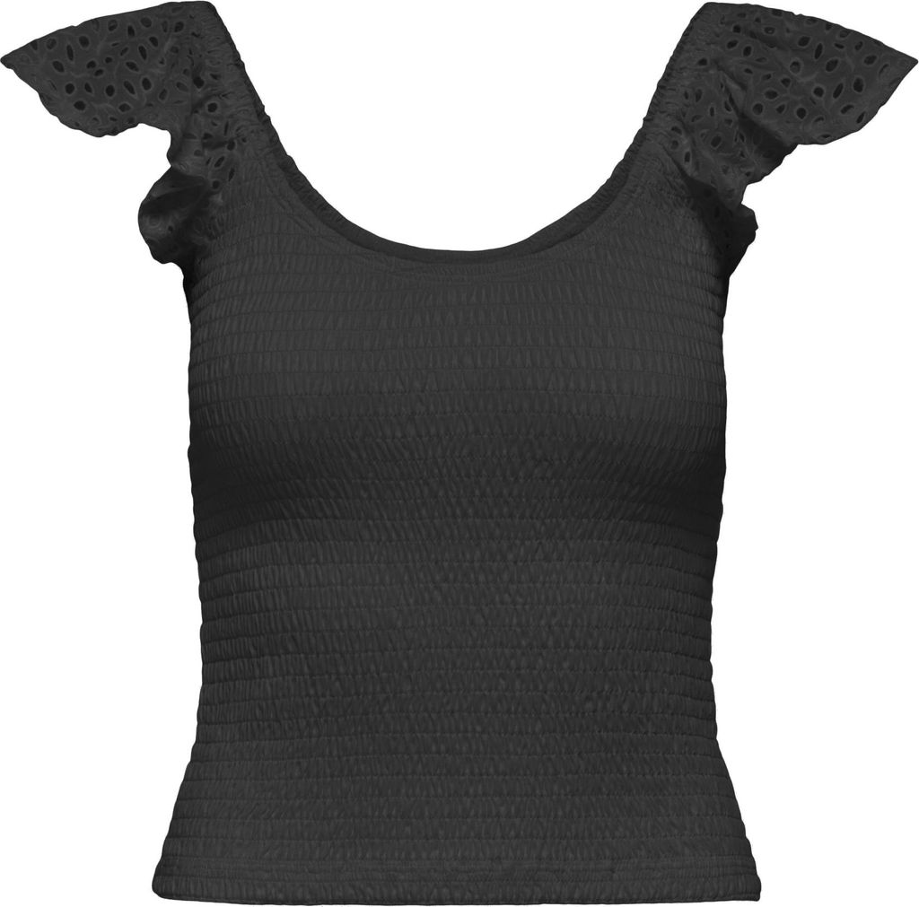 ONLGWEN LIFE S/L SMOCK TOP JRS Black S