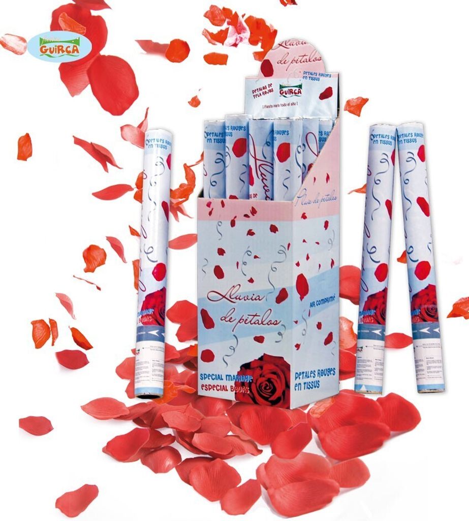 Karneval Rosengruß Konfetti Kanone Pink Farbenfrohe Party Produktbild 