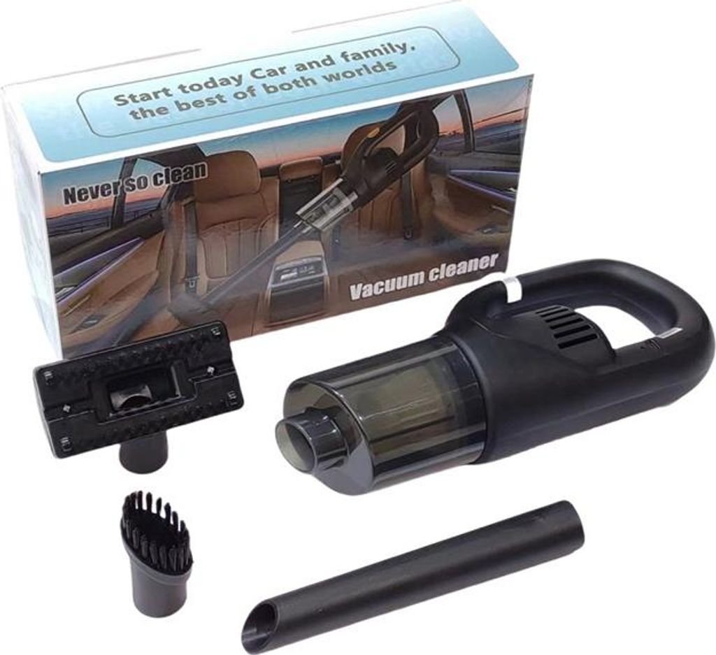 INF Tragbarer Akku-Staubsauger - Starke Saugkraft, Handstaubsauger für Auto & Haus