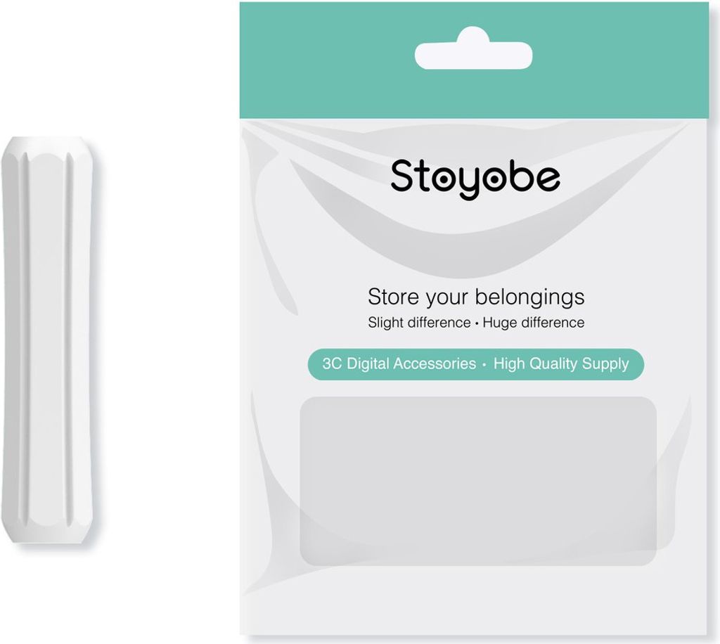 Stoyobe Silikonhalter Silikonhalter Für Apple Pencil 1 / Apple Pencil 2 / Huawei M-Pencil Weiss