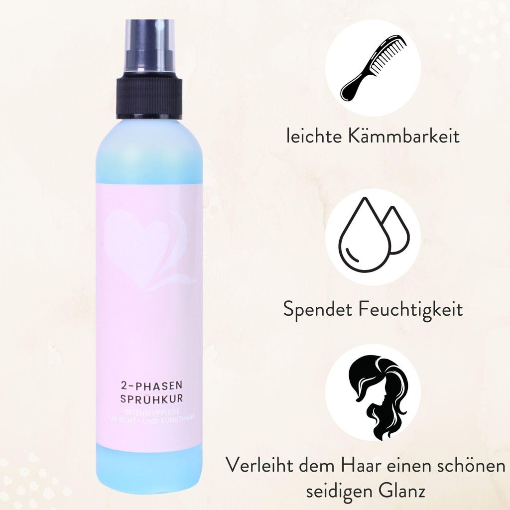 Odżywka bez spłukiwania do przedłużanych włosów 2-fazowy Zdjęcie produktu 