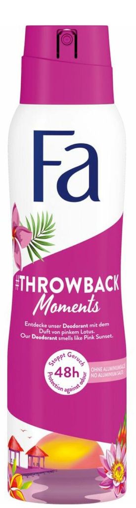 Fa Deo-Spray 150 ml „Throwback Moments“ Produktbild 