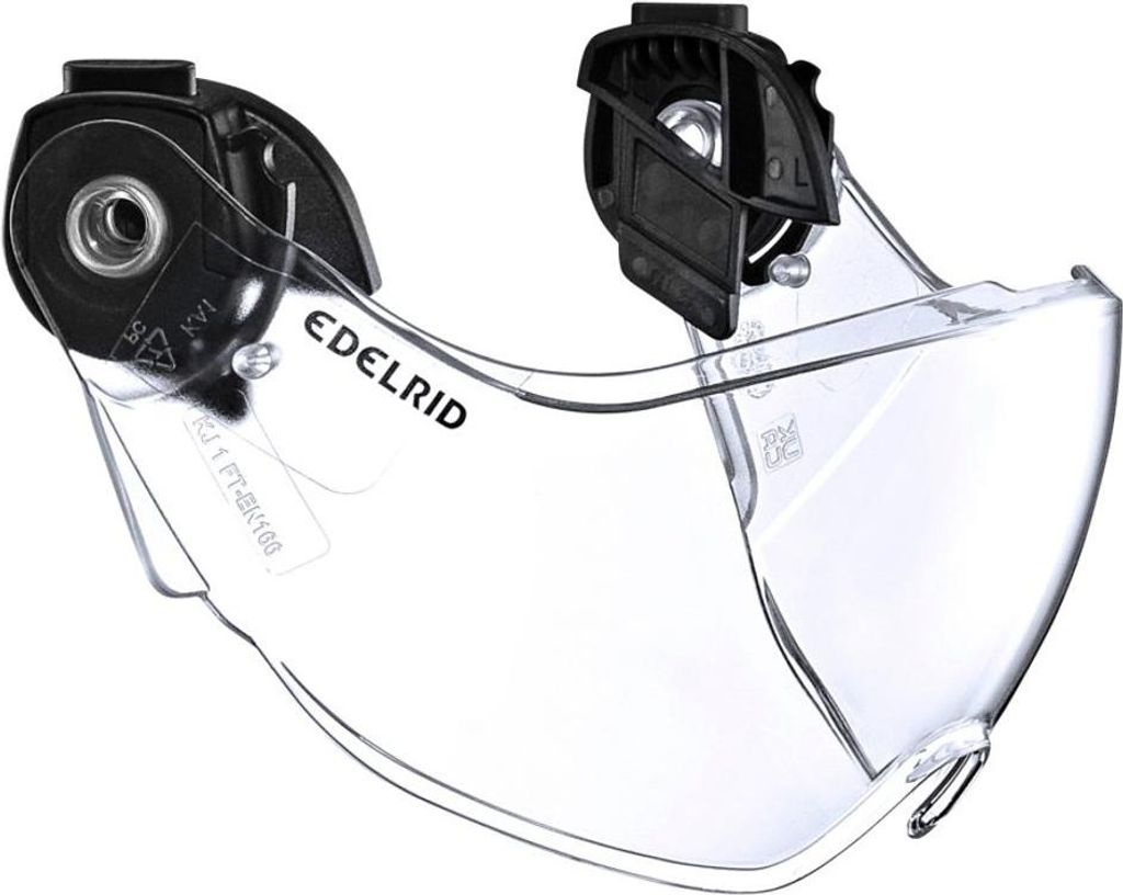 Edelrid Helmet Visor Clear - schmales Visier zum Augenschutz, Farbe:005 transparent, Größe:onesize